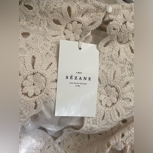 NWT SEZANE CALI DRESS Size 34 + GASTON SCARF SARA RED - Picture 7 of 14